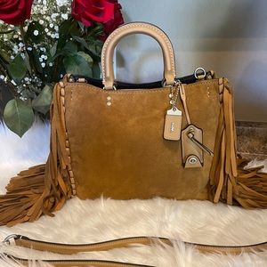 Coach 1941 Rogue Suede Fringe